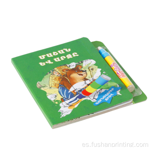 Impresión de libro para niños personalizados con bolígrafo color